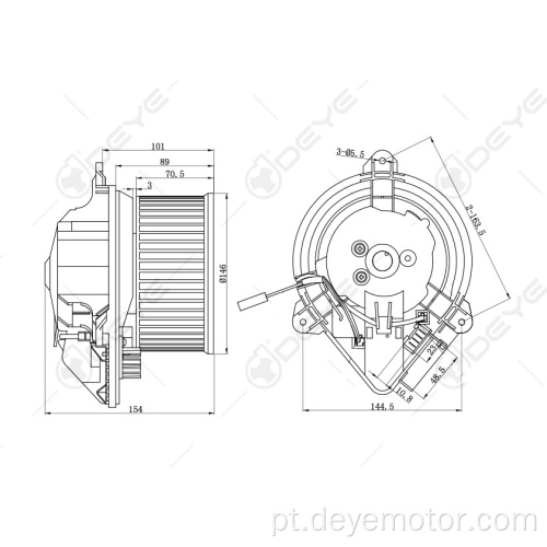 Chegada de novos produtos motor soprador 12v dc